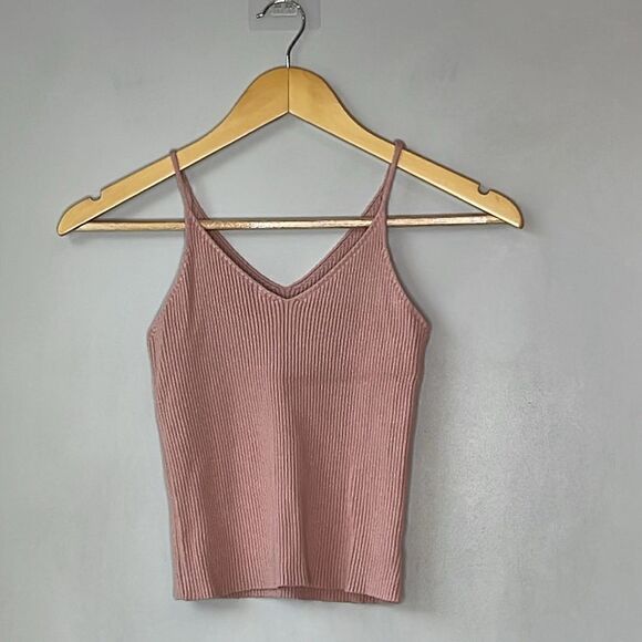 3.3 Field Trip Pink Tank Ribbed Knit - Picture 4 of 7